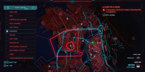 All Ripperdoc Locations Map Cyberpunk 2077: All Ripperdoc Locations