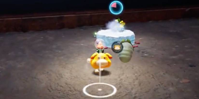 Pikmin 4- Defeating Frozen Enemies 