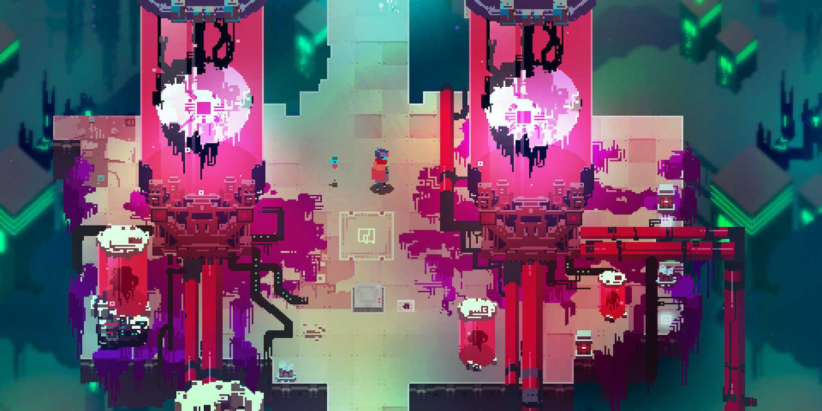 The Drifter standing on top of the platform