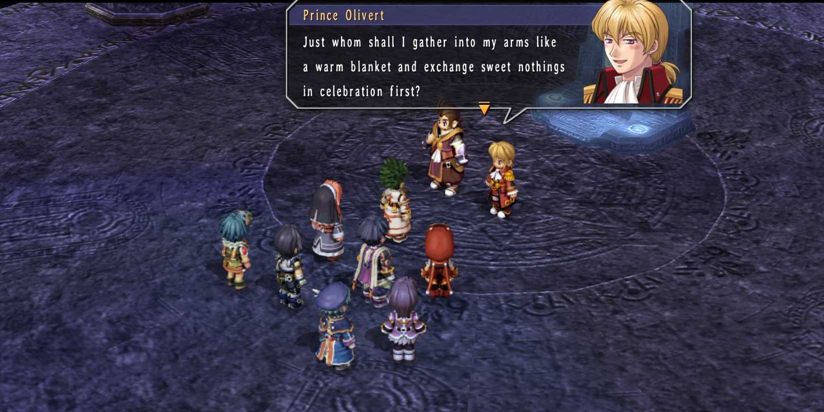 Trails in the Sky the 3rd Prince Olivert Flirting