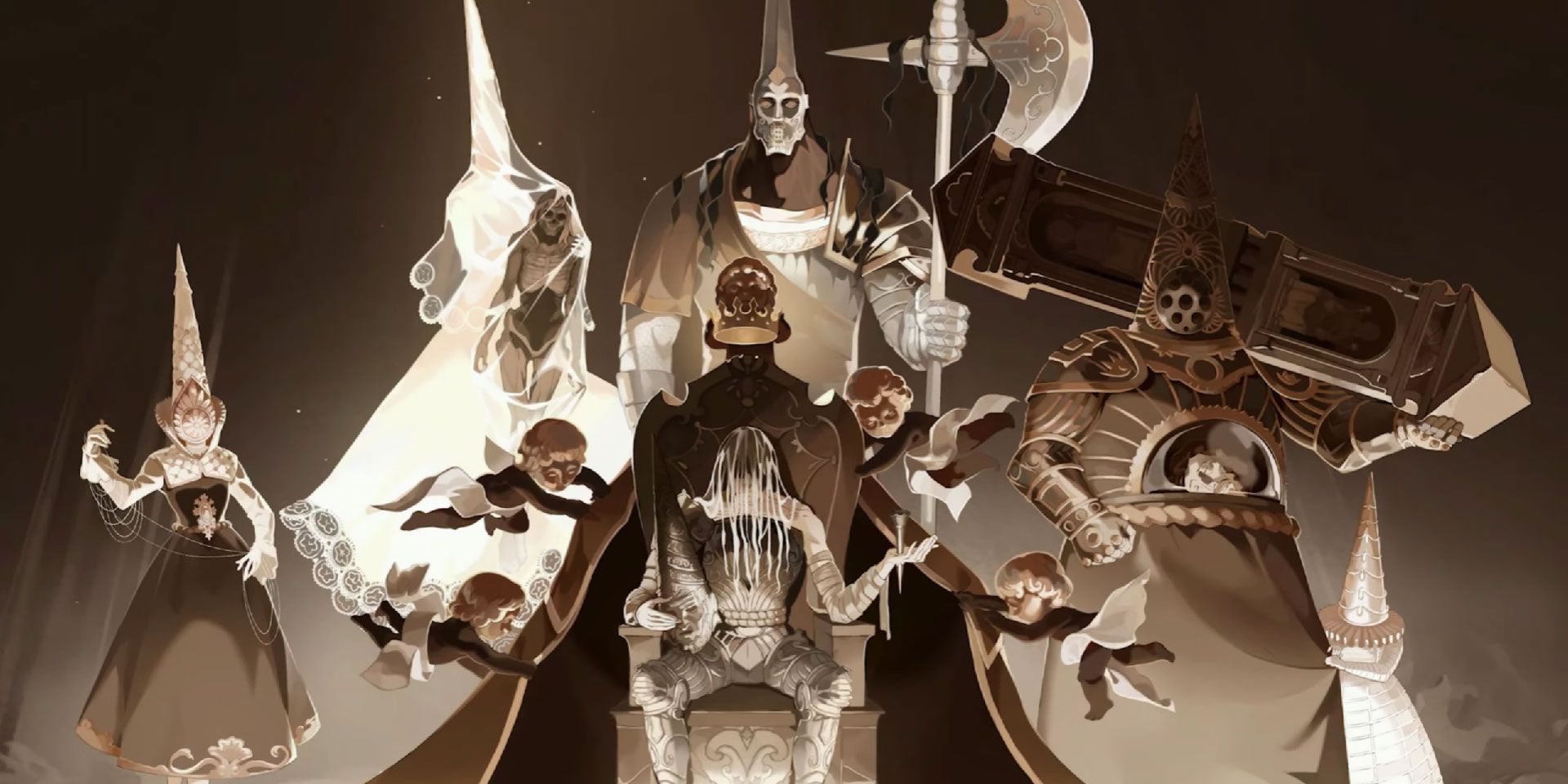 Inimigos grotescos e detalhados de Blasphemous II — Os Melhores Metroidvanias de Todos os Tempos — Jaeplay