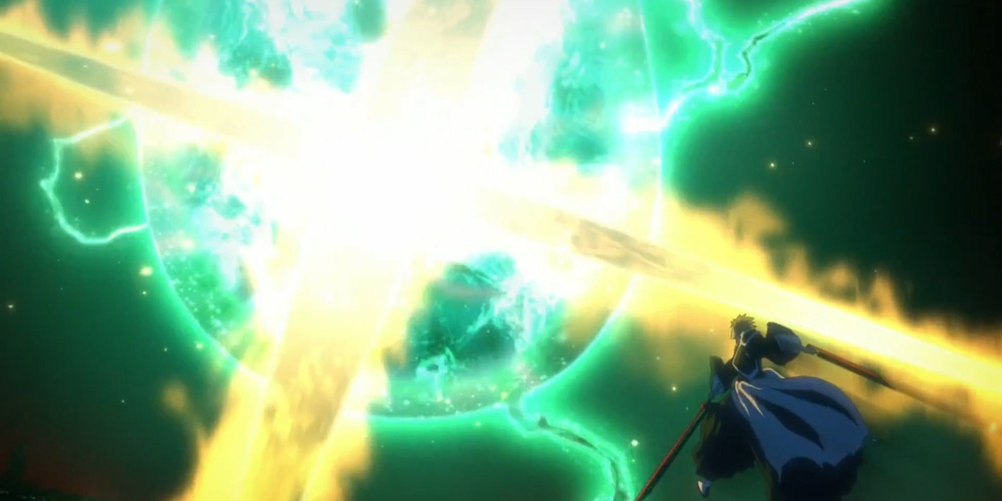 Bleach TYBW: Ichigo Kurosaki Uses Getsuga Jujisho For The First Time In The  Series, image size:2000x1000