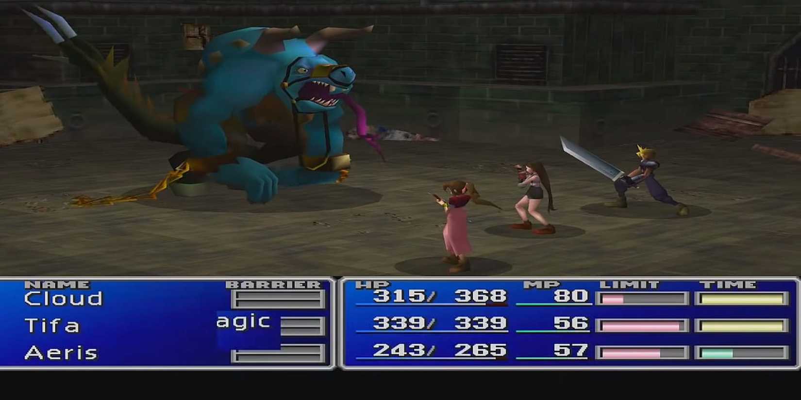 Battle of Cloud, Tifa, and Aerith (Final Fantasy 7)