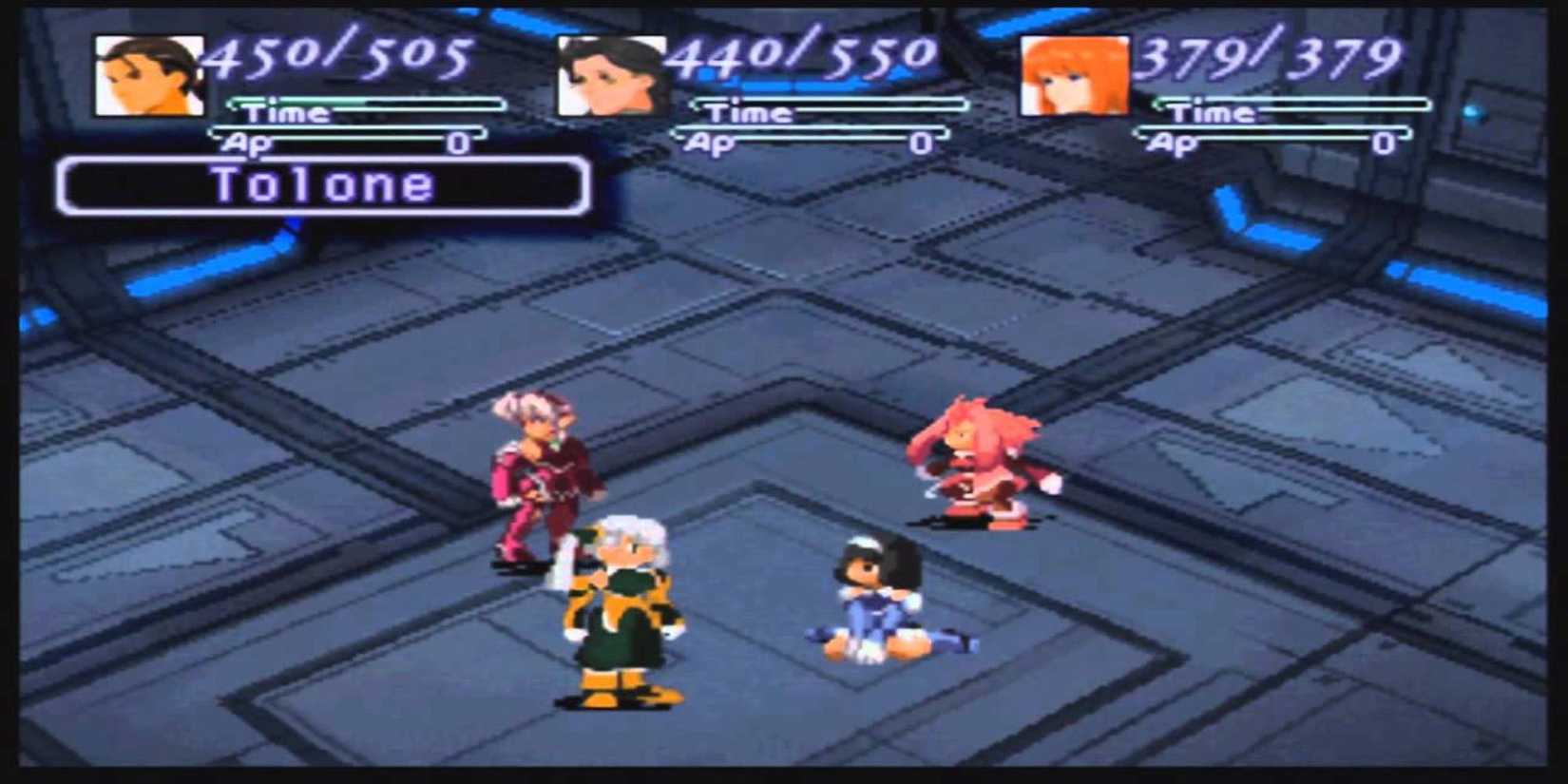 The Elements Boss Fighting Party (Xenogears)