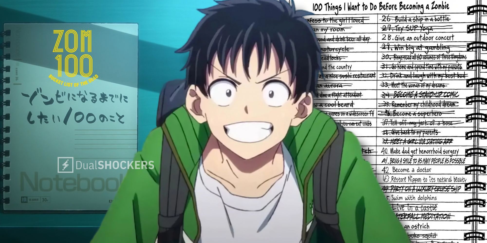 Zom 100: Akira Tendo's Full Bucket List