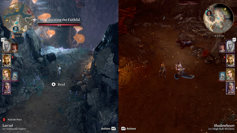 Split-Screen In Baldur's Gate 3 Needs Some Serious Spit-And-Polish