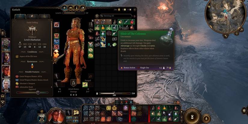 Baldur’s Gate 3: How To Learn The Elixir Of The Colossus Recipe