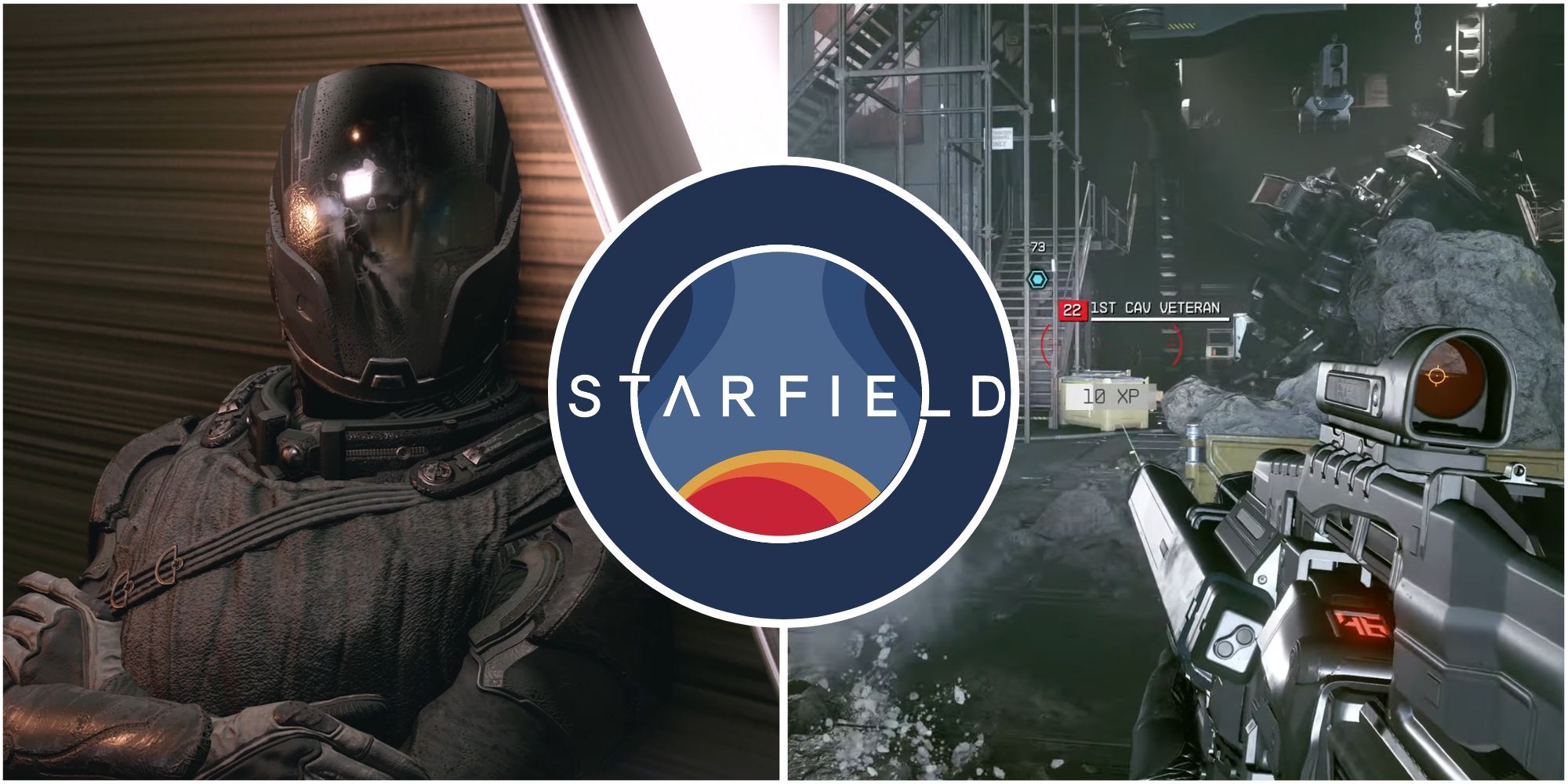 Hunter and the Unmitigated Violence Rifle showcased in Starfield featured image