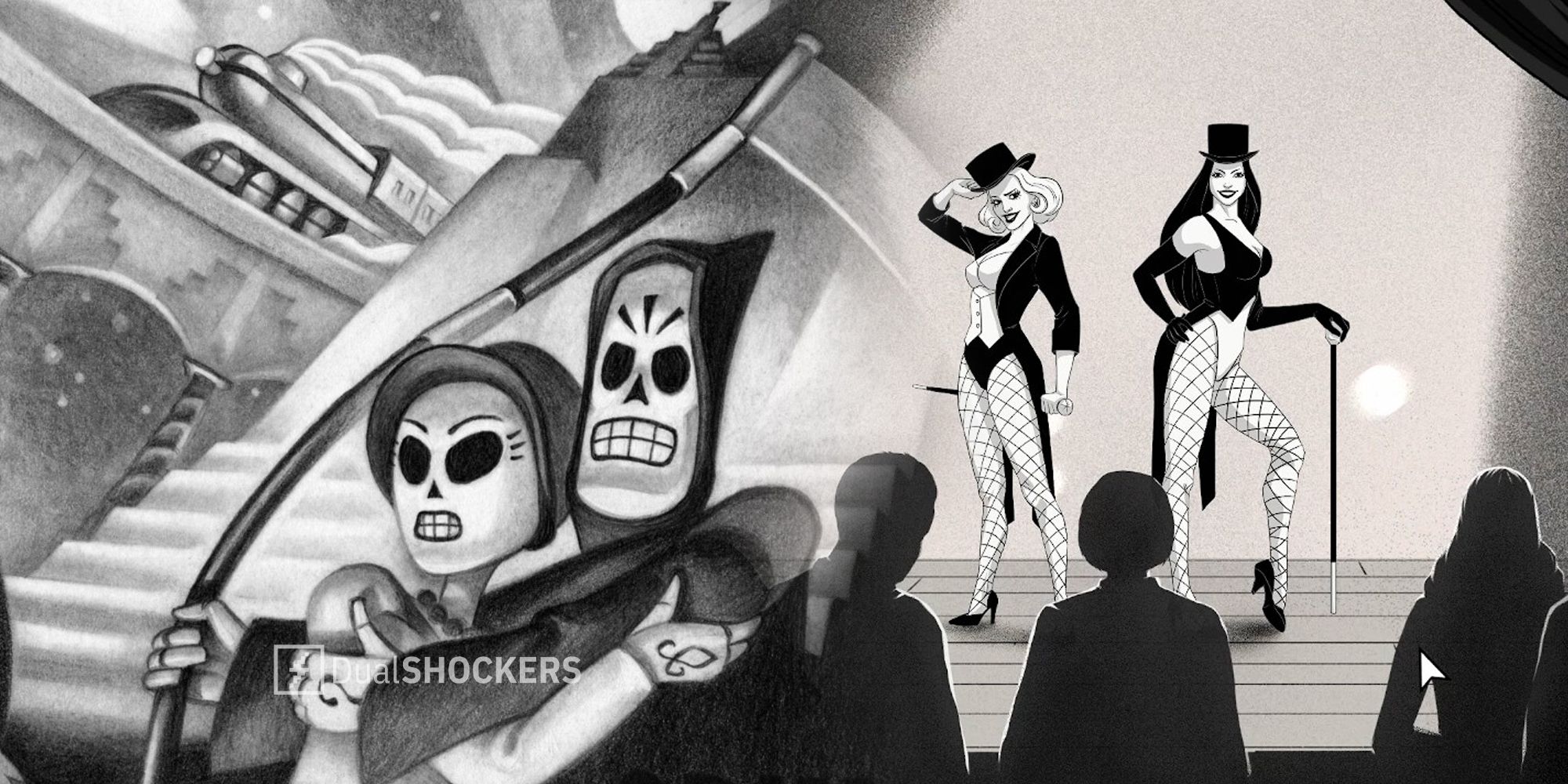 Grim Fandango and One Night: Burlesque games