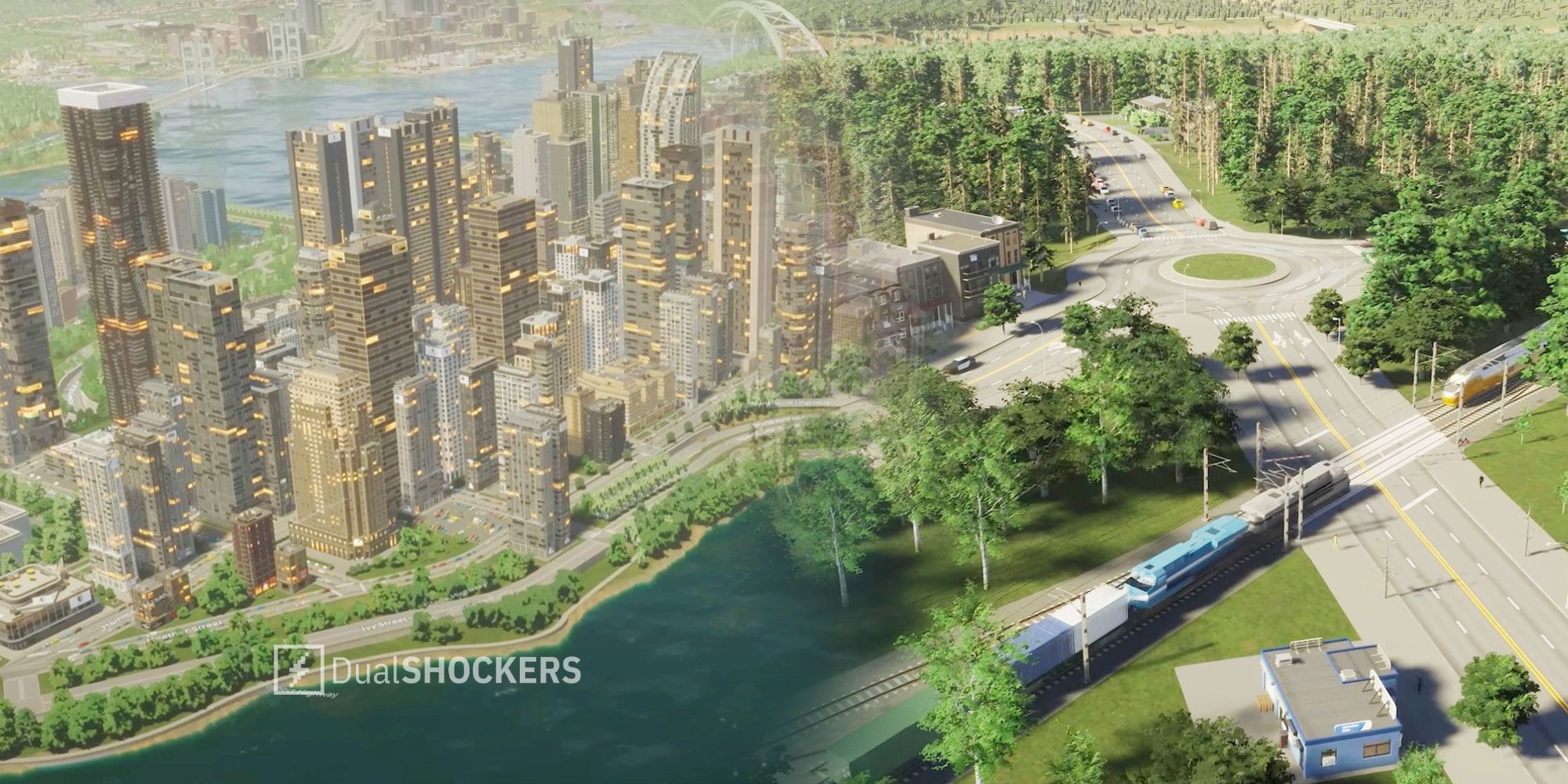 Cities Skylines 2 gameplay buildings and city
