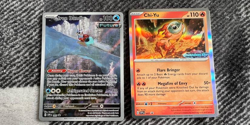 pokemon cards with pikachu symbol Pokémon TCG: Paradox Rift 3-Pack Blister – Tofu's Trading