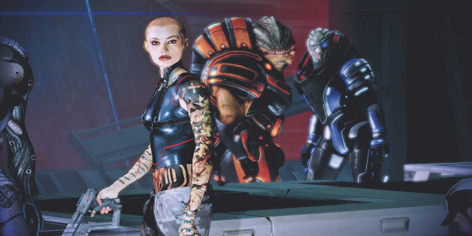 Algunos de la tripulación de Normandía (Mass Effect 2)