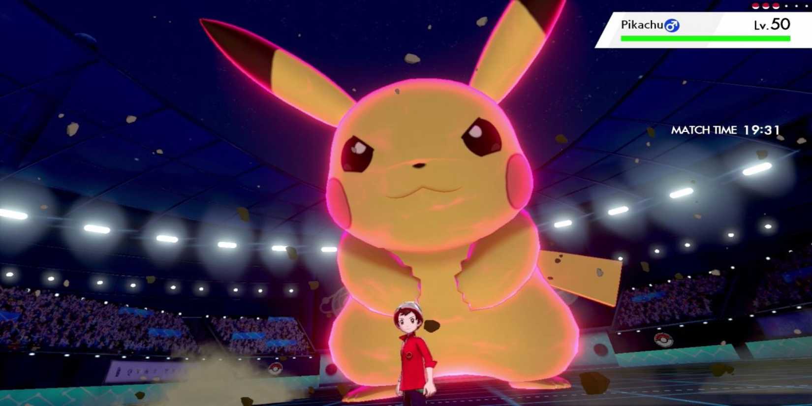 Pikachu from Pokemon Sword and Shield