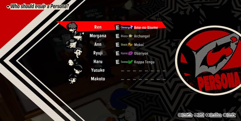 Sub 5 Character Persona 5 Tactica: How To Use Sub Personas
