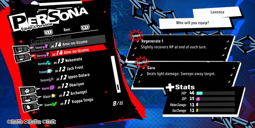 Sub 5 Character Persona 5 Tactica: How To Use Sub Personas