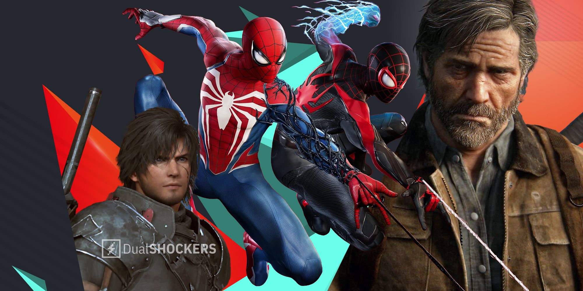 Sony games Final Fantasy 16, Marvel's Spider-Man 2, The Last of Us 2