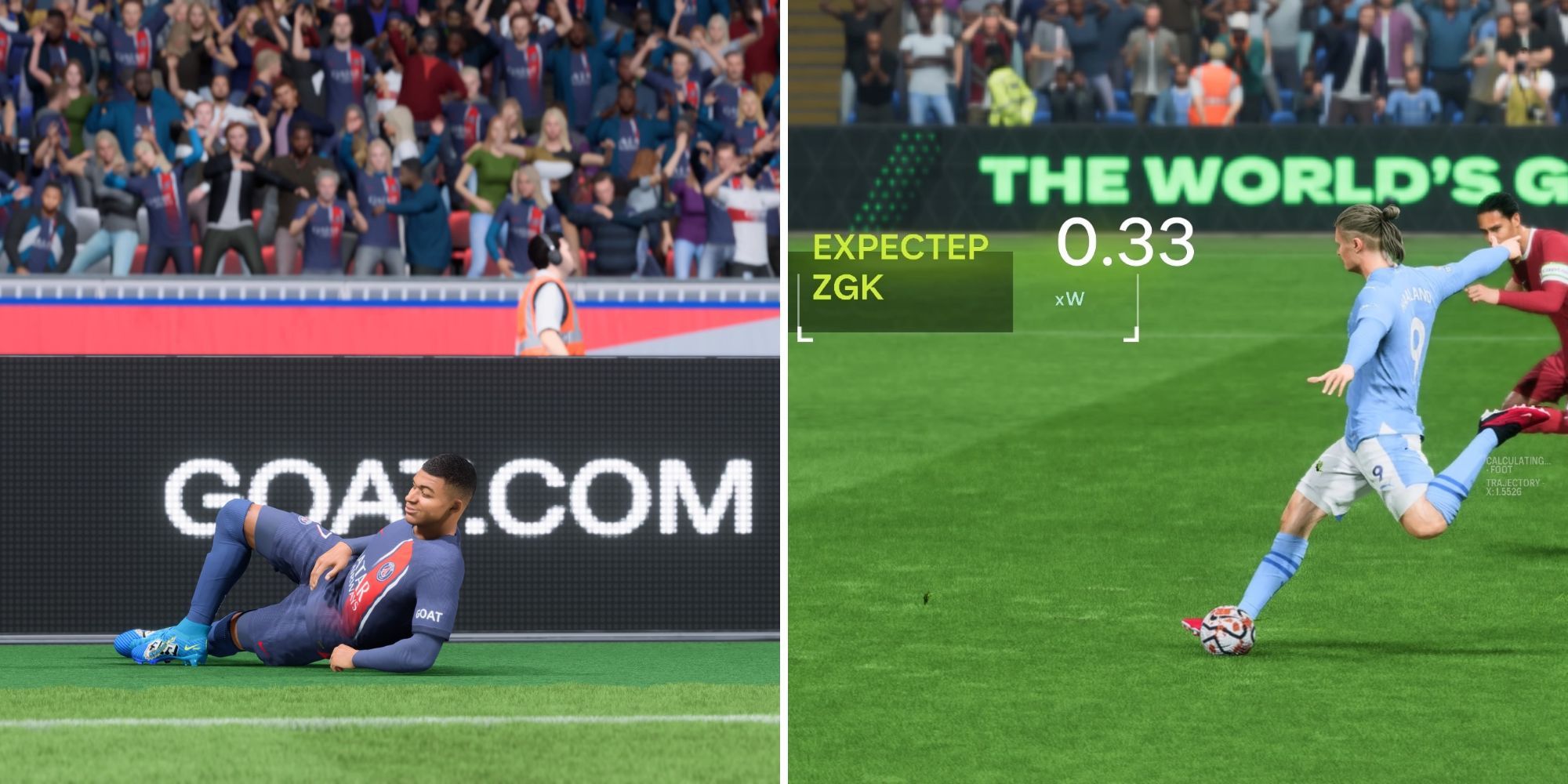 EA FC 24 Kylian Mbappe Erling Haaland