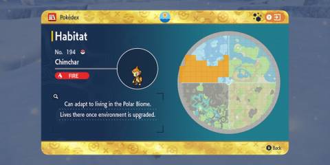 Indigo Disk Blueberry Pokedex Chimchar Location