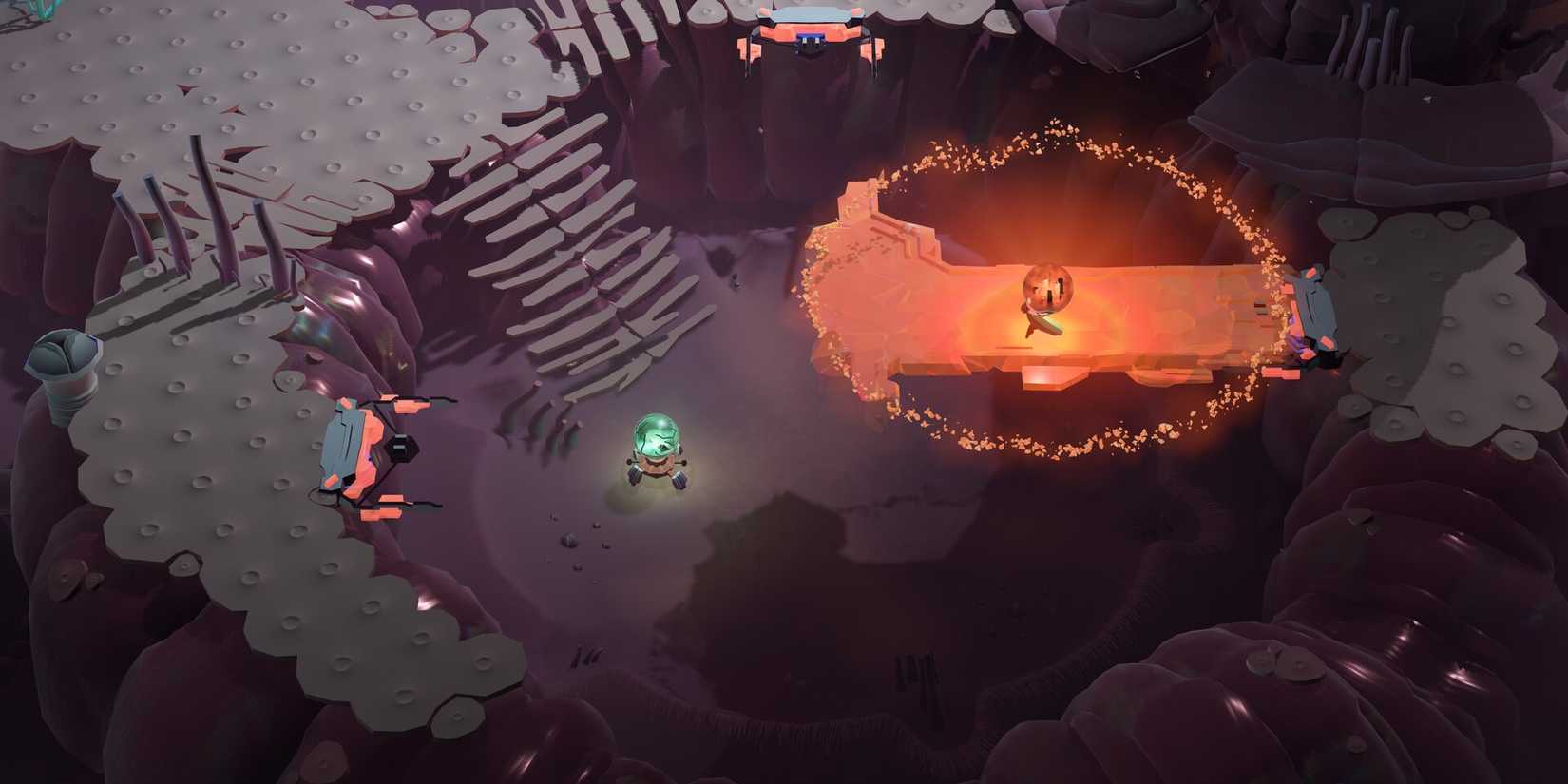 Alien territory in Cocoon.