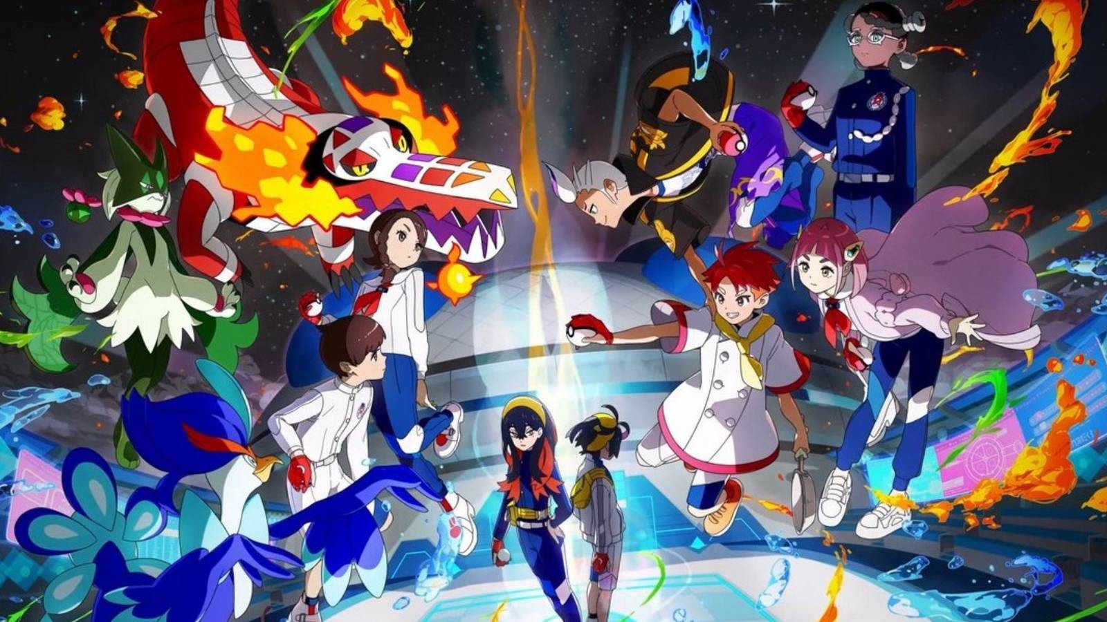 Pokemon The Indigo Disk Promotional Poster