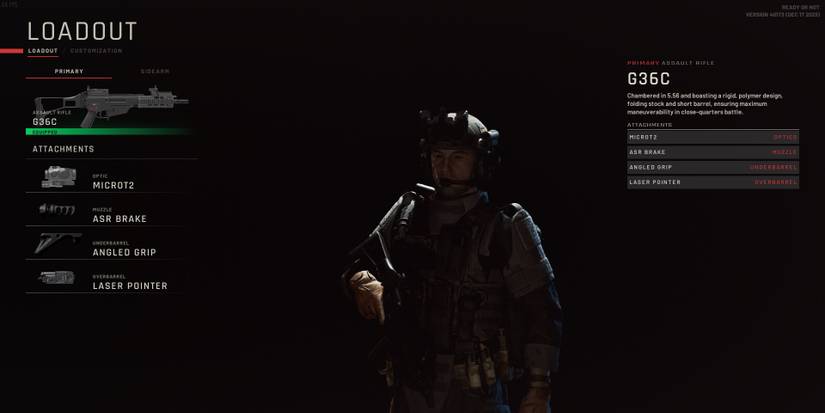 Ready Or Not Best Weapons G36C