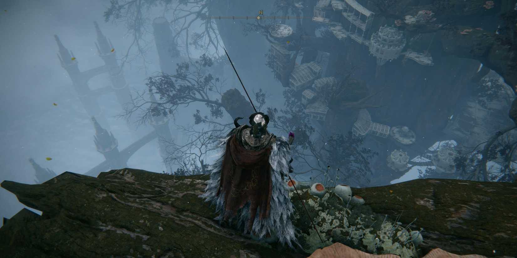 Elden Ring Looking Below The Haligtree Area