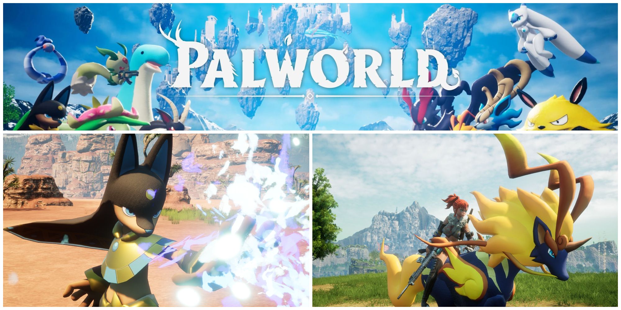 Palworld - Title Art & Various Pals