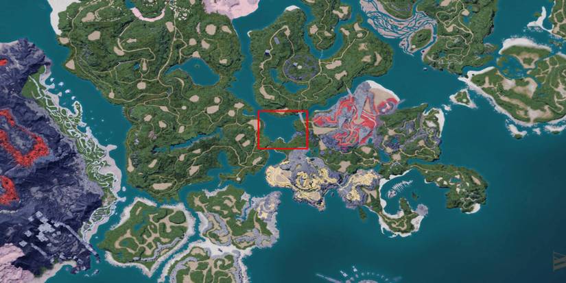 Palworld - Azurobe location on map