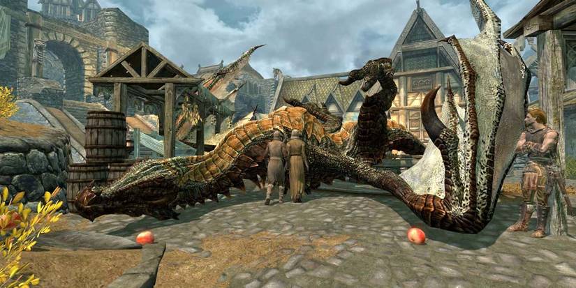 skyrim anniversary edition dead dragon