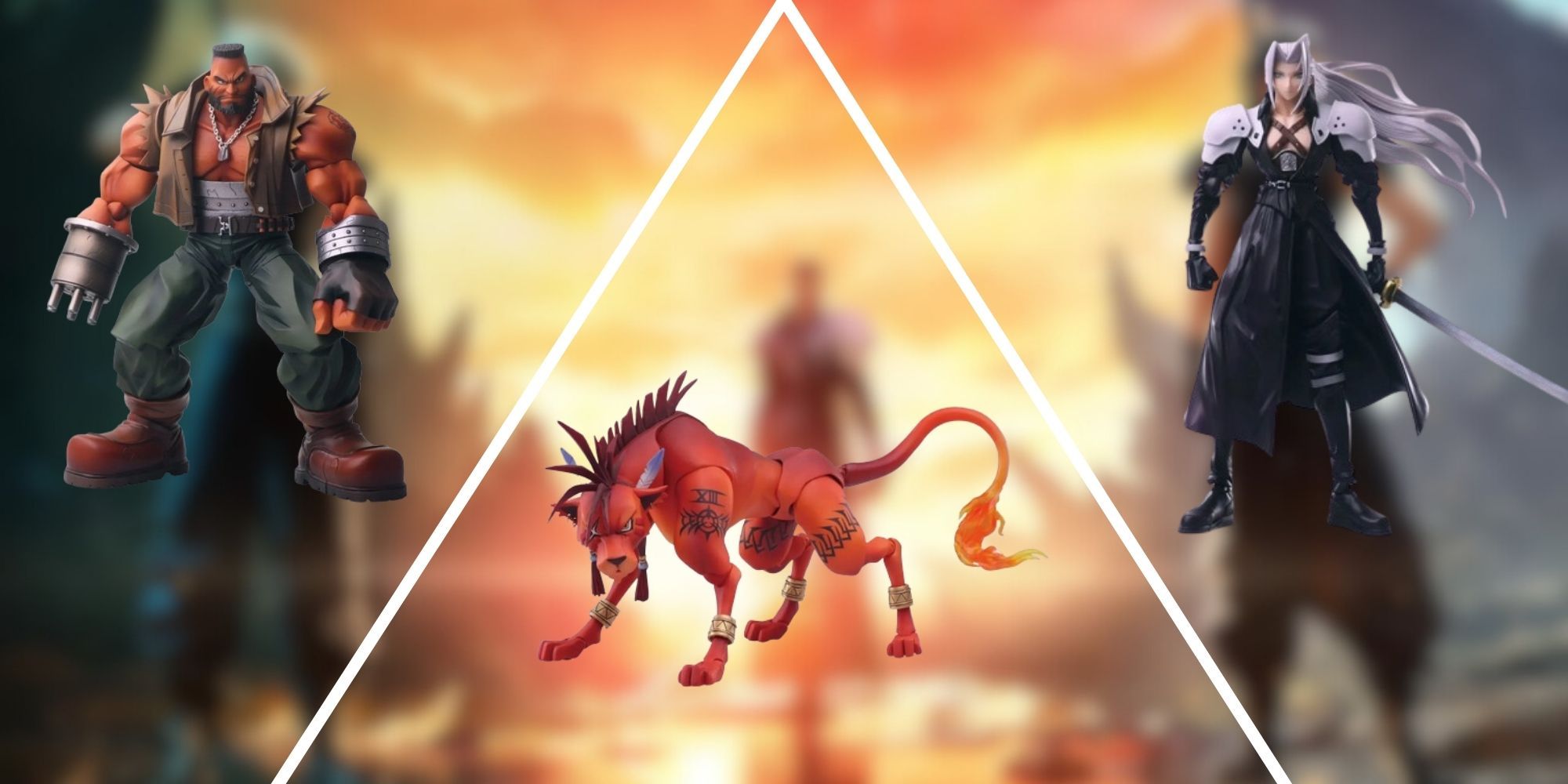 Final Fantasy 7 Figure Pre-Order Summons Sephiroth, Barret And Red