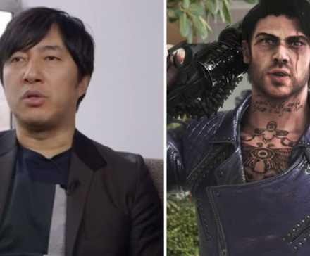 Suda51 Shadows of the Damned Split Image