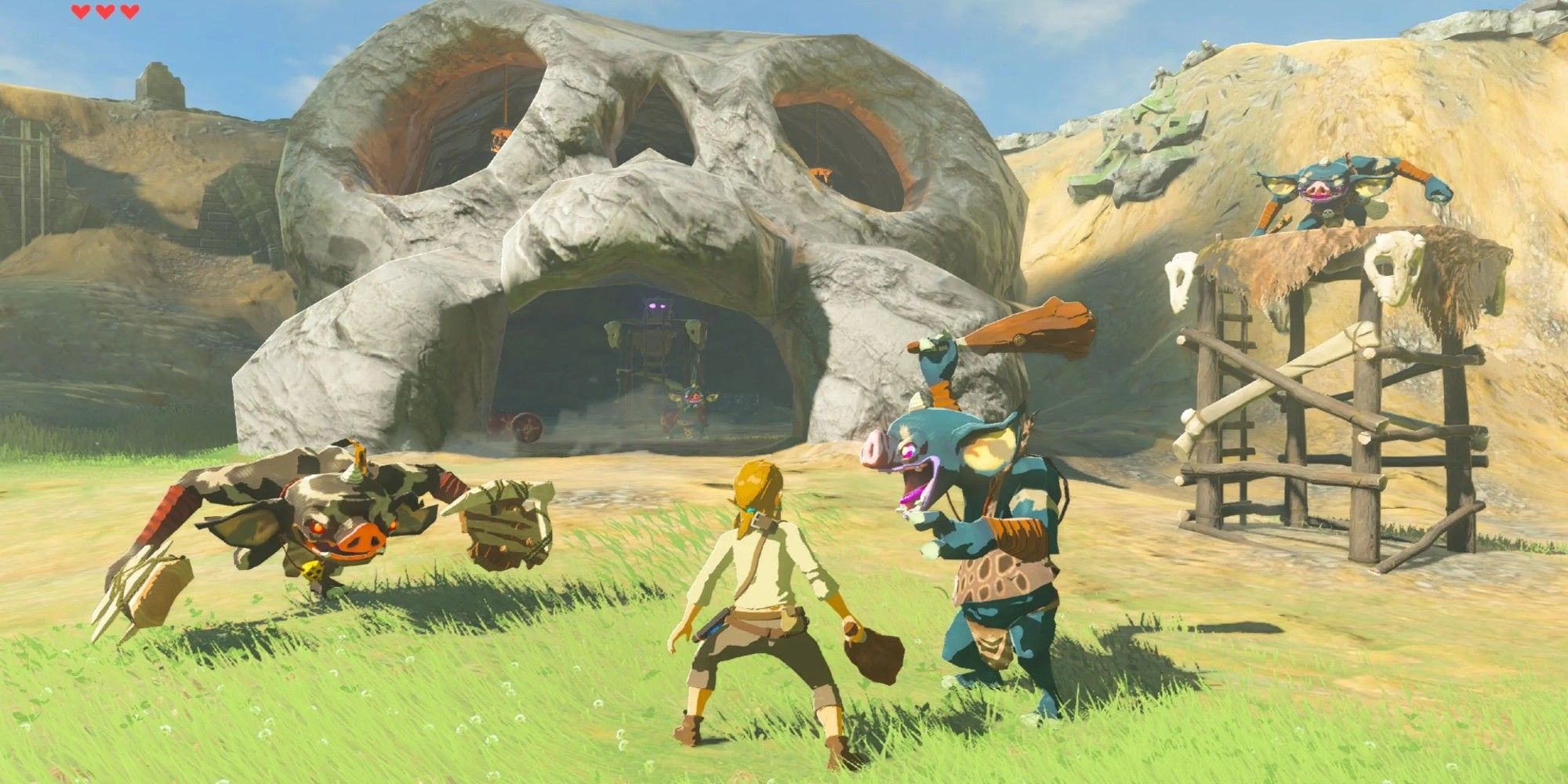 The Legend Of Zelda Breath Of The Wild Link In An Open World