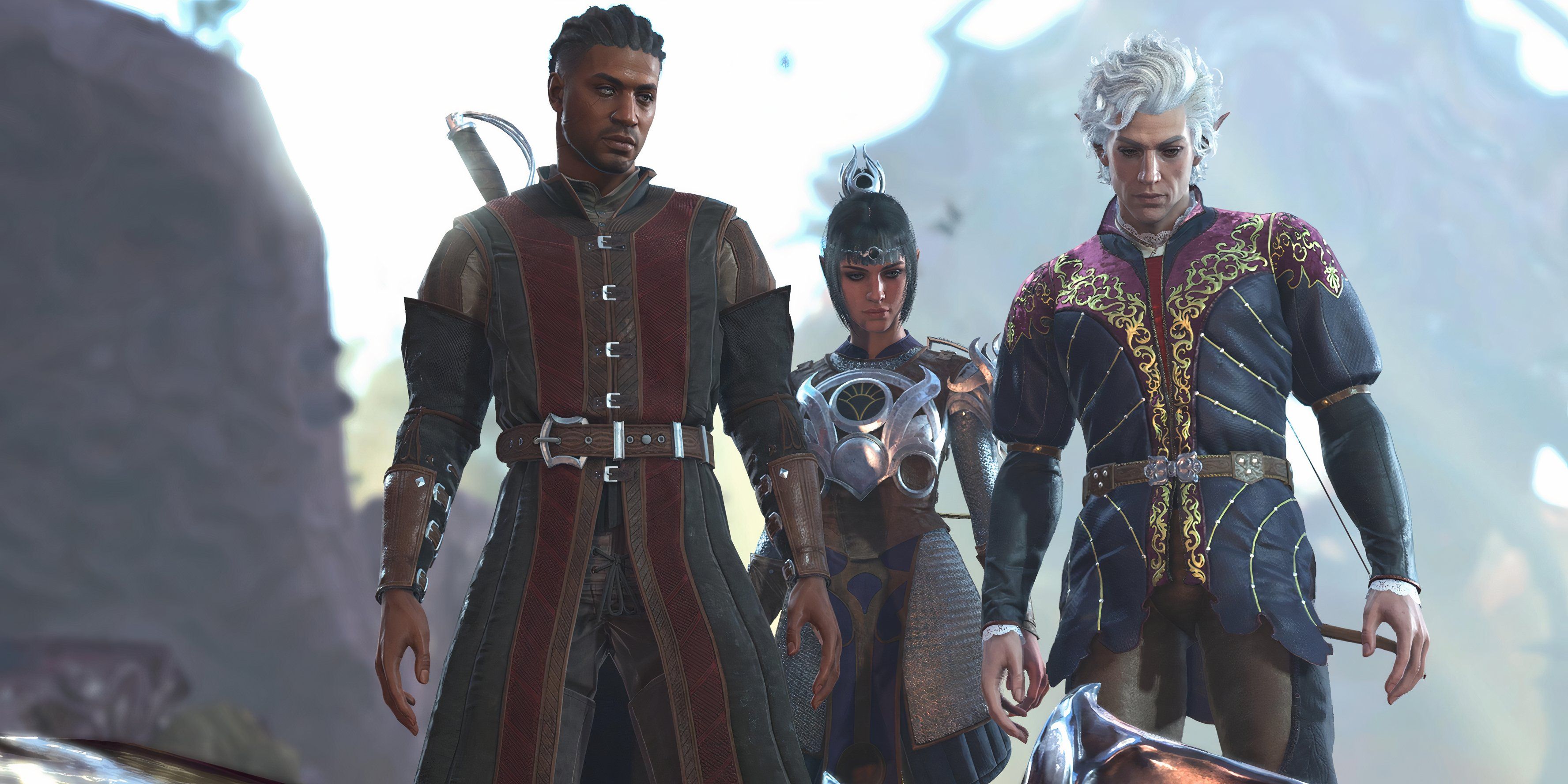 Wyll, Astarion, and Shadowheart journey together in Baldur's Gate 3