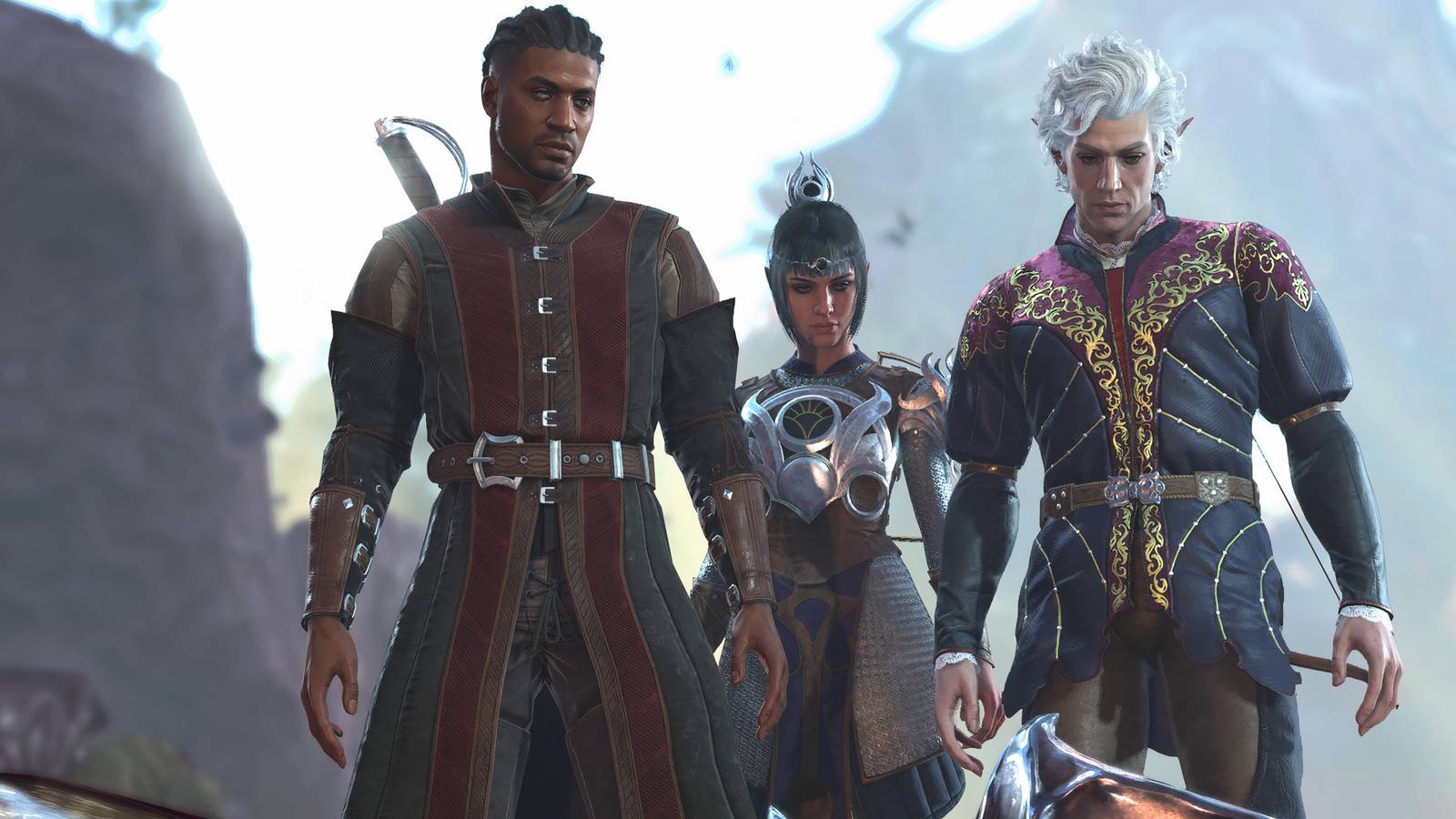 Wyll, Astarion, and Shadowheart journey together in Baldur's Gate 3