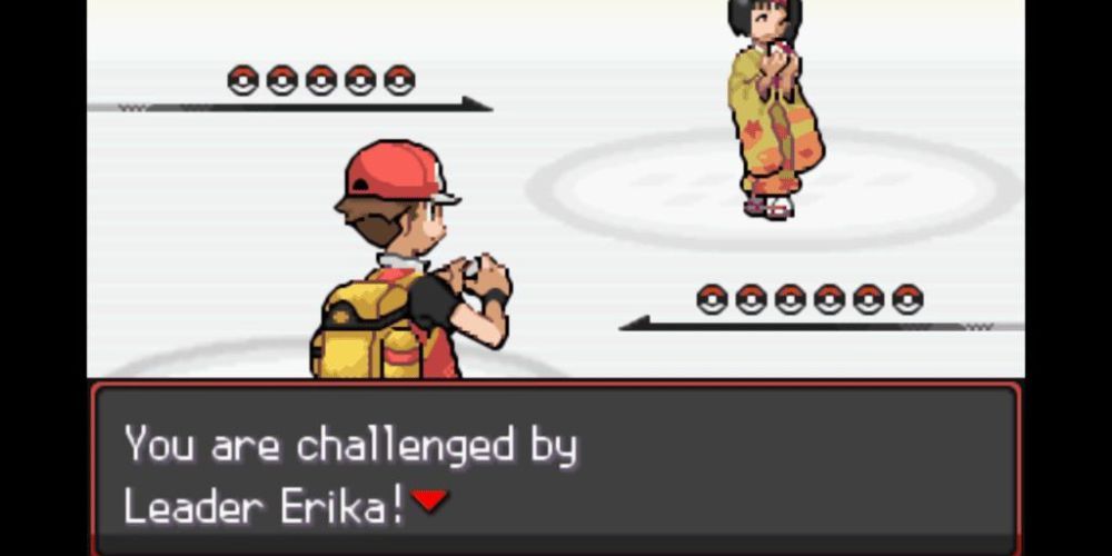 Pokemon Leader Erika Fight in Pokemon Radical Red