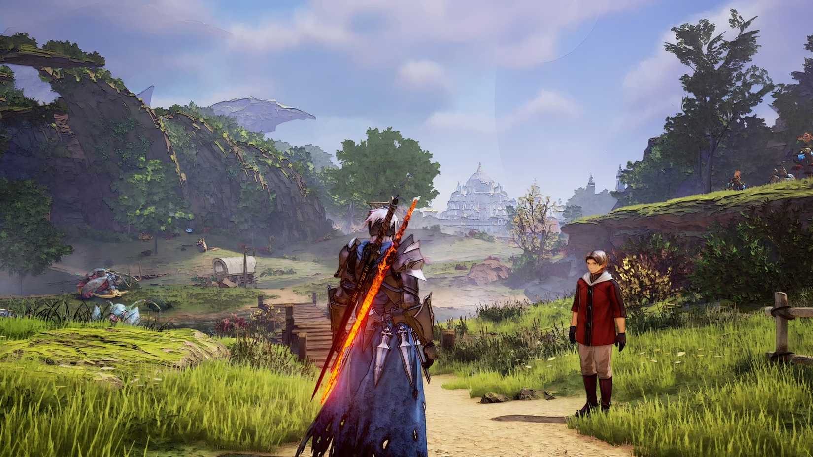 Alphen from Tales of Arise exploring the overworld.