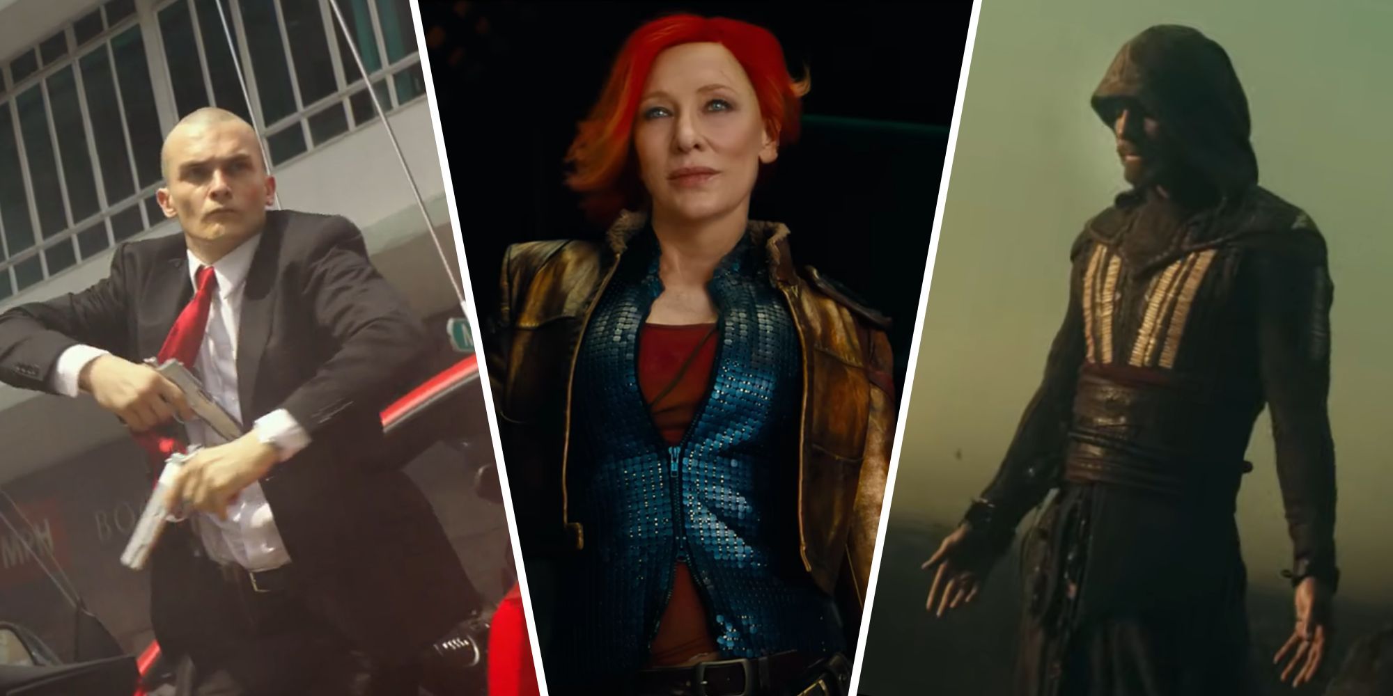  Agent 47, Lilith from Borderlands, Aguilar from Assassins Creed.