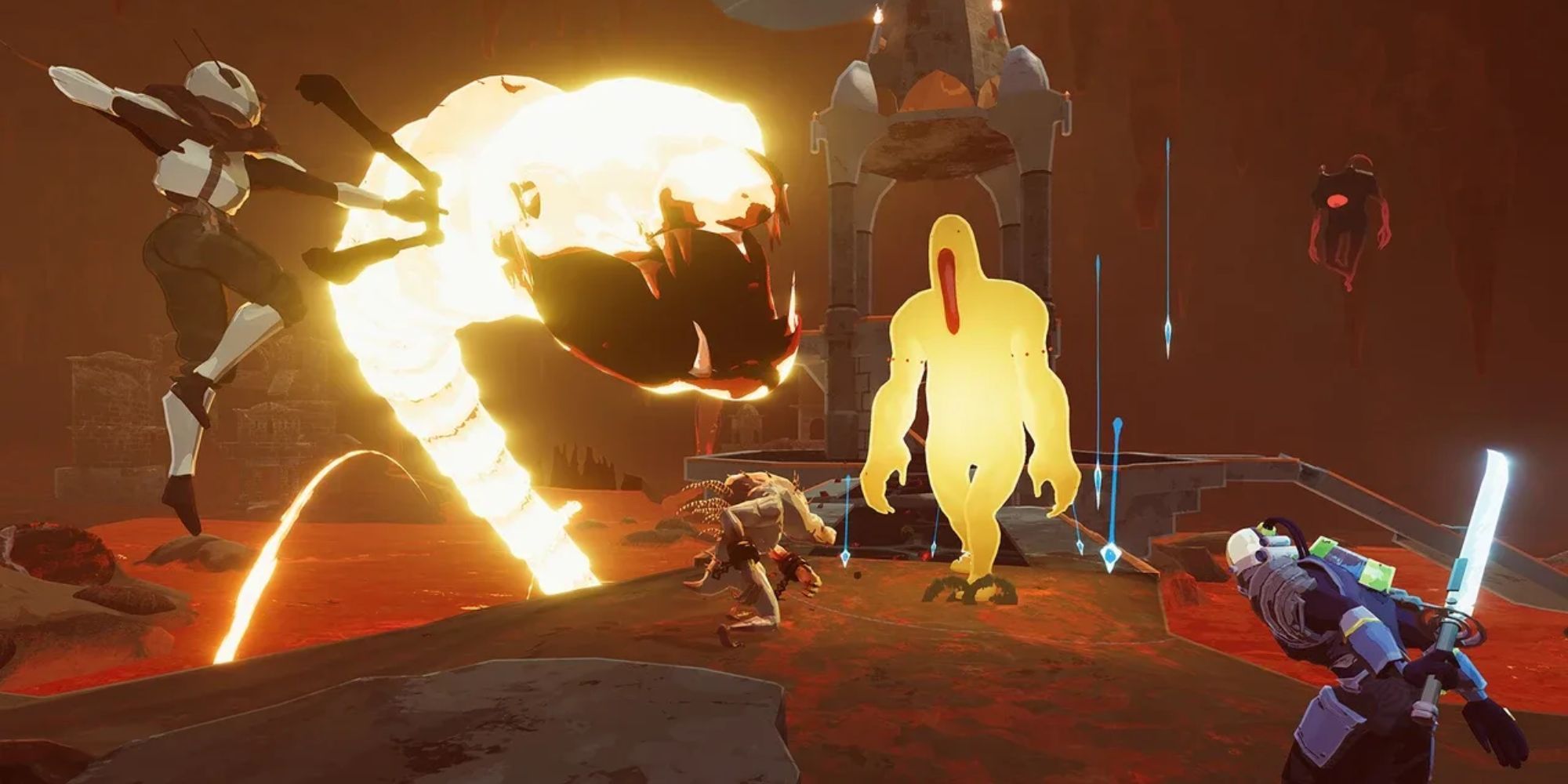 Gameplay from Risk Of Rain 2's Seeker Of The Storm DLC.