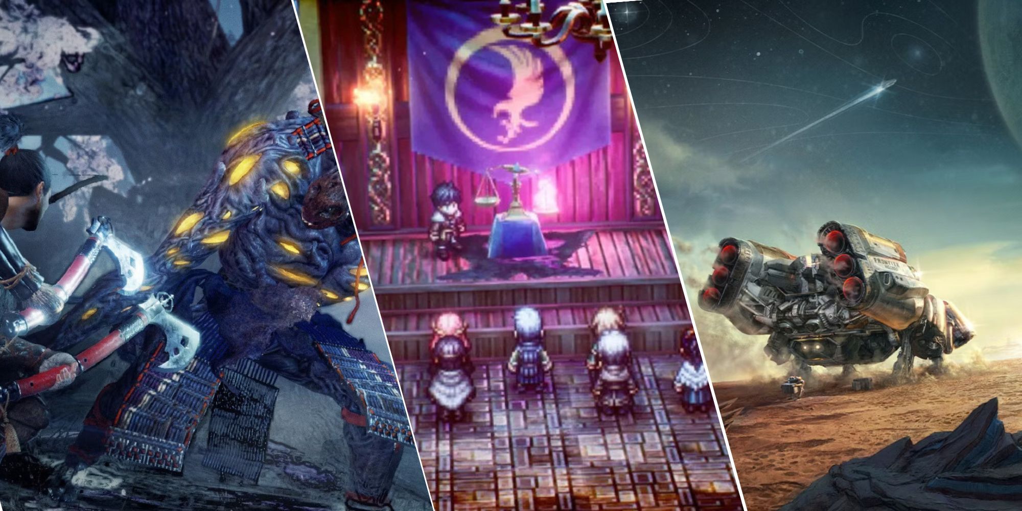 Nioh 2, Triangle Strategy, Starfield