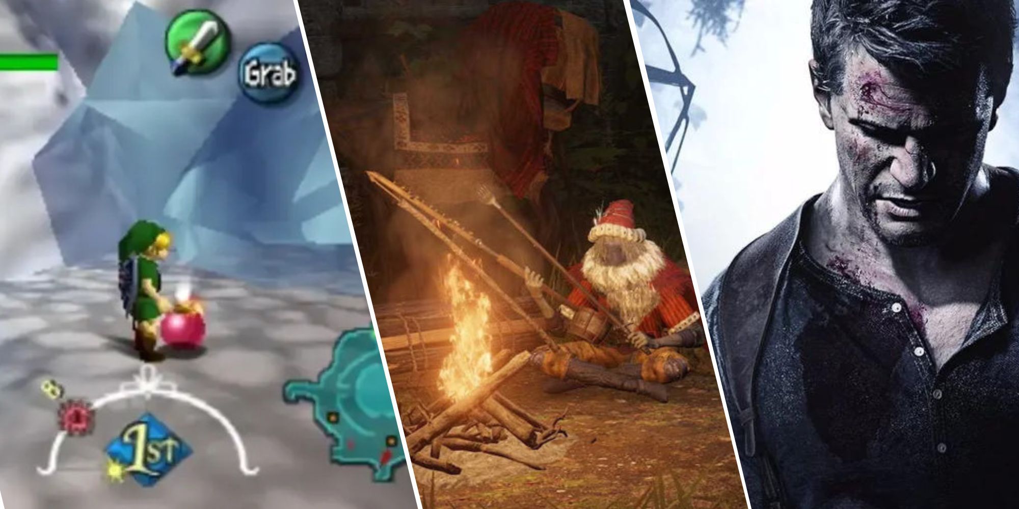 Majora's Mask, Elden Ring, Uncharted