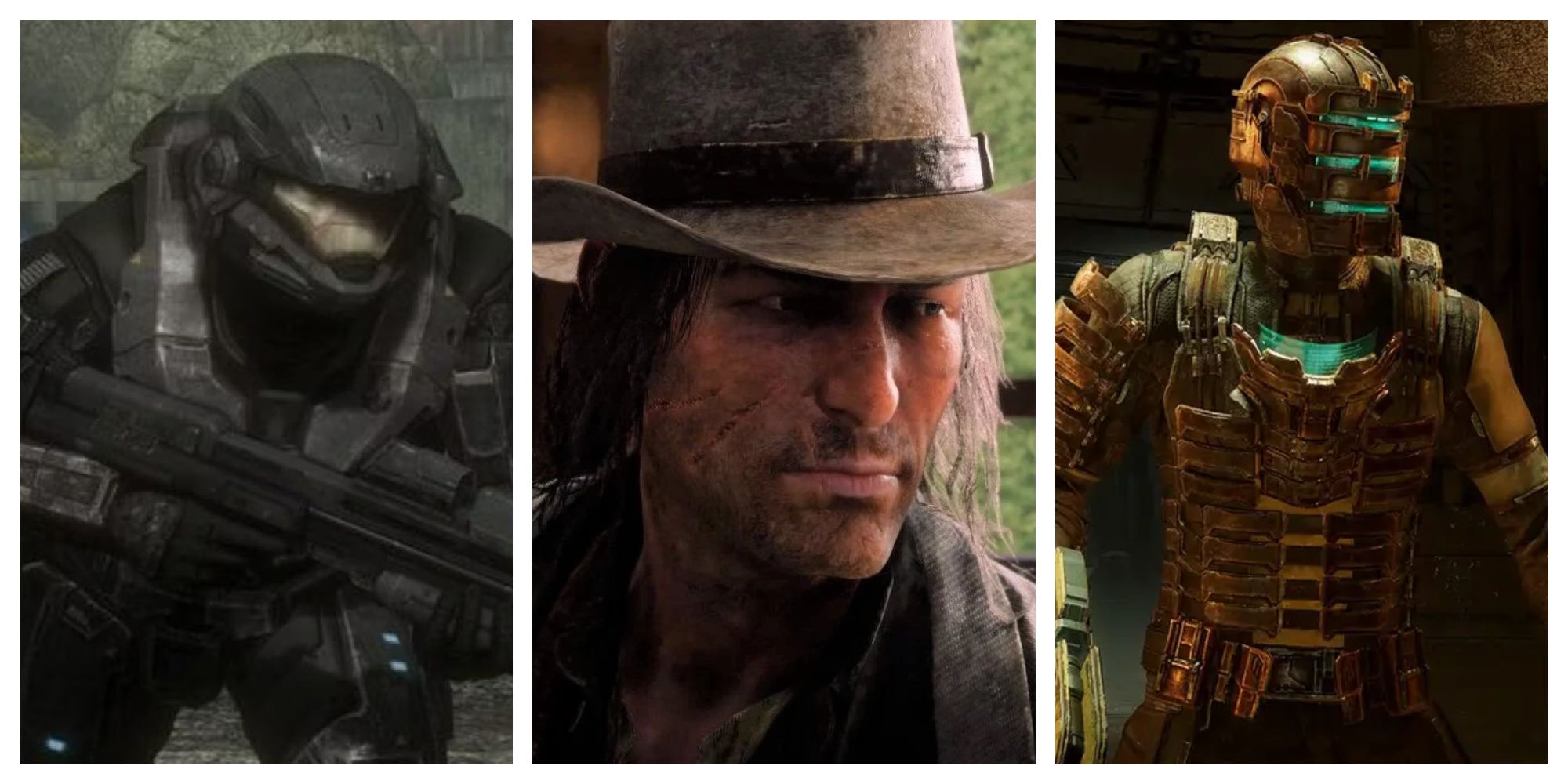 Noble 6 Halo Reach John Marston Red Dead Redemption Isaac Clarke Dead Space
