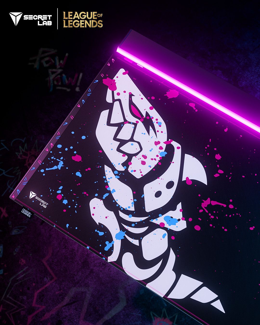 Secretlab Launches New League of Legends 'Jinx Edition' MAGNUS Pro Desk