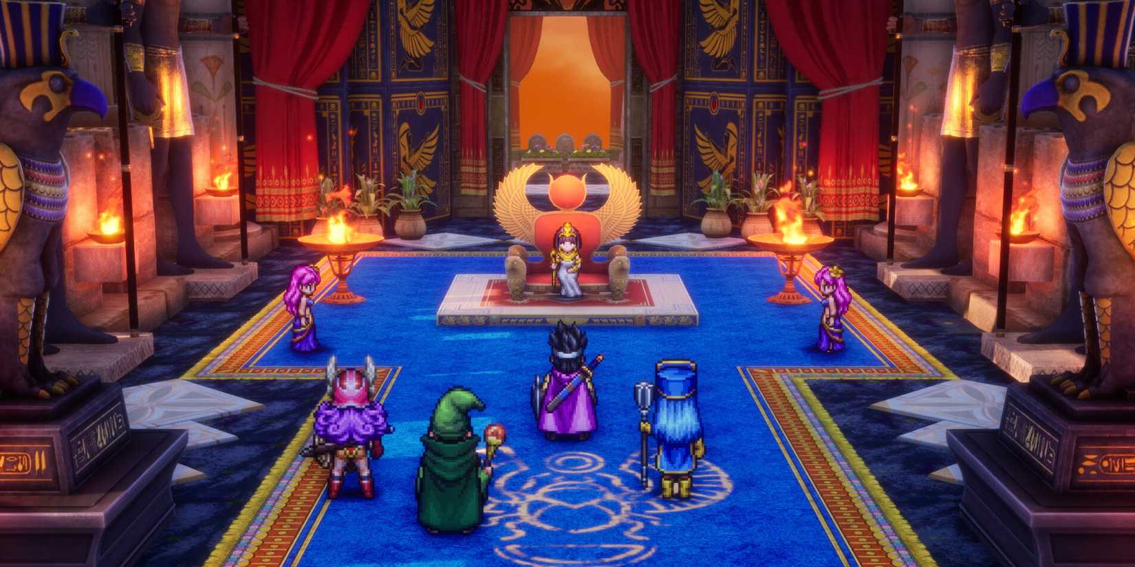 dragon quest III hd-2d remake characters