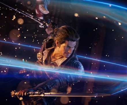 Warrior of Light Viper Job attack in Final Fantasy 14 Dawntrail trailer