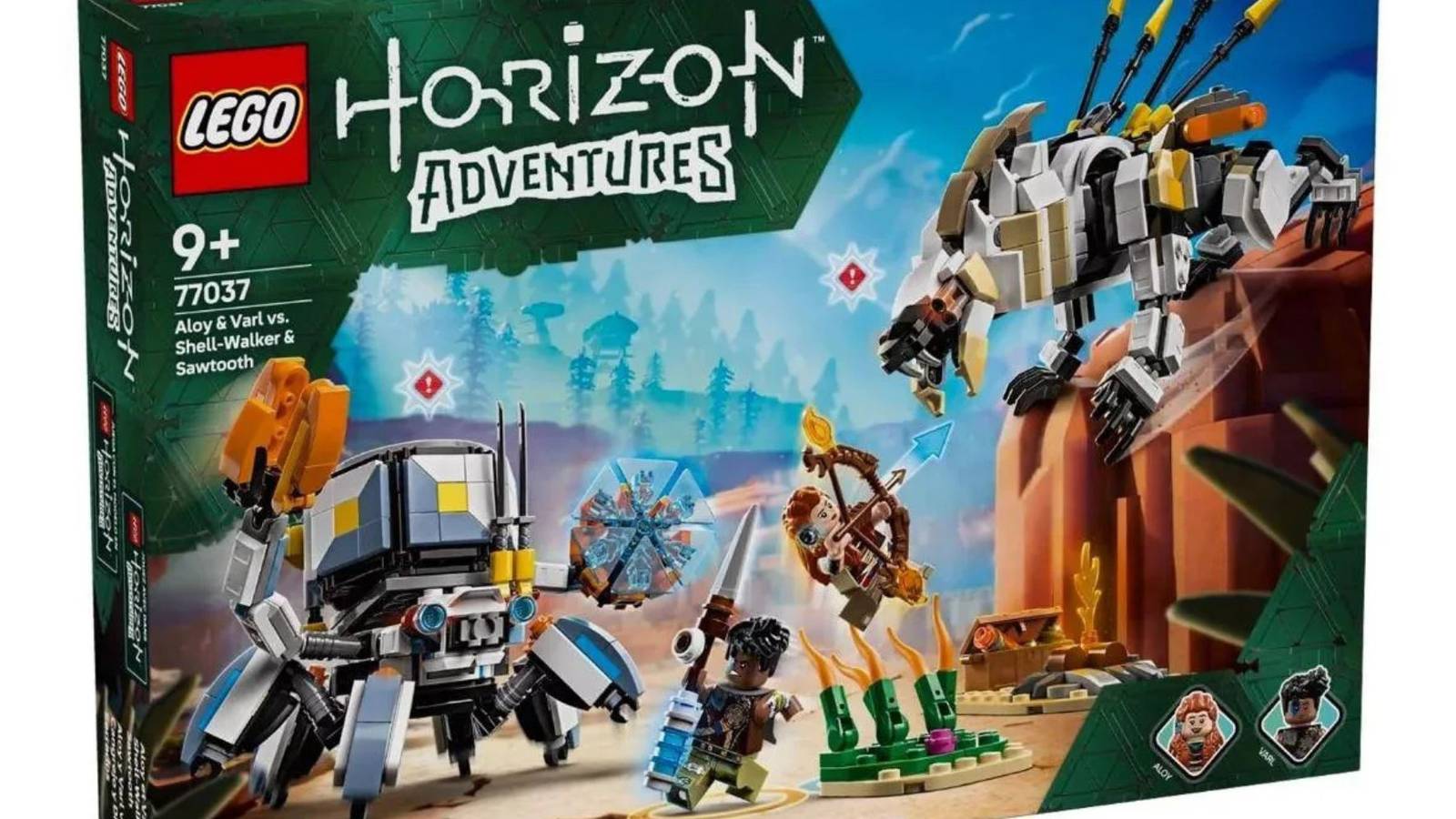 LEGO Horizon Adventures Shell-Walker & Sawtooth Set Available For ...