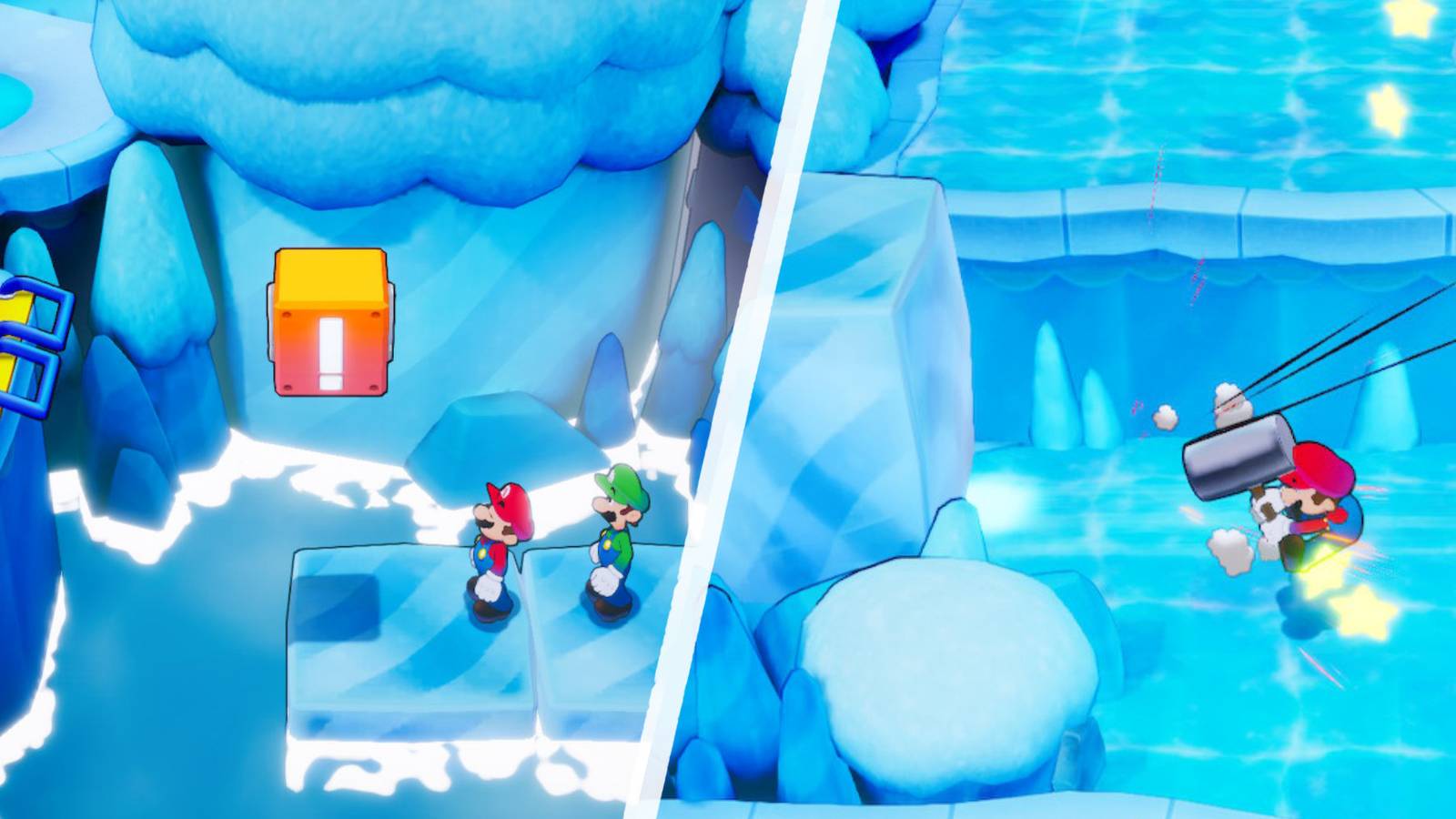 How To Solve The Slippenglide Island Ice Block Puzzle In Mario & Luigi ...