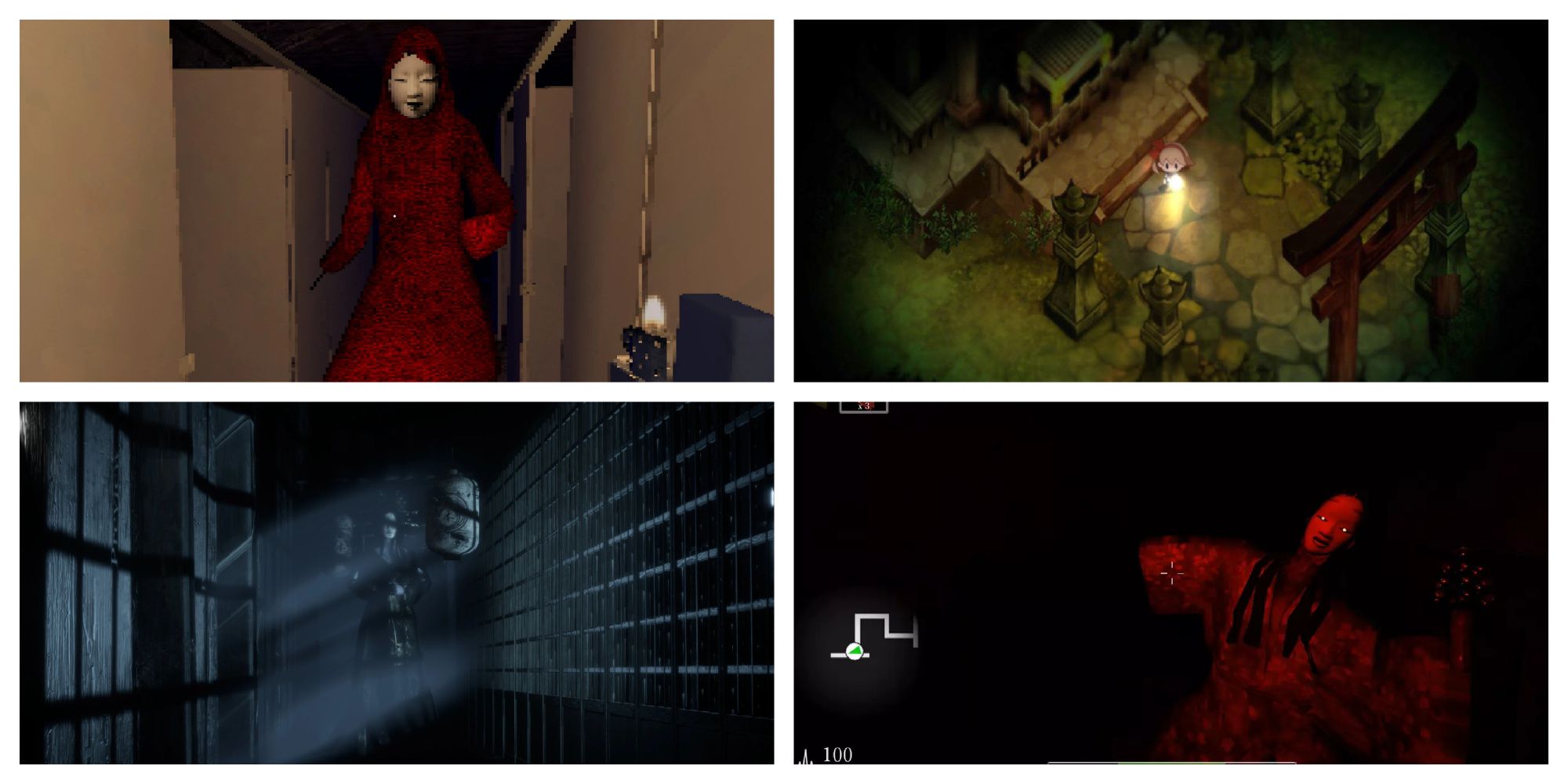 Scariest Japanese Horror Games -- Aka Manto, Yomawari Night Alone, Chiyo, Shadow Corridor