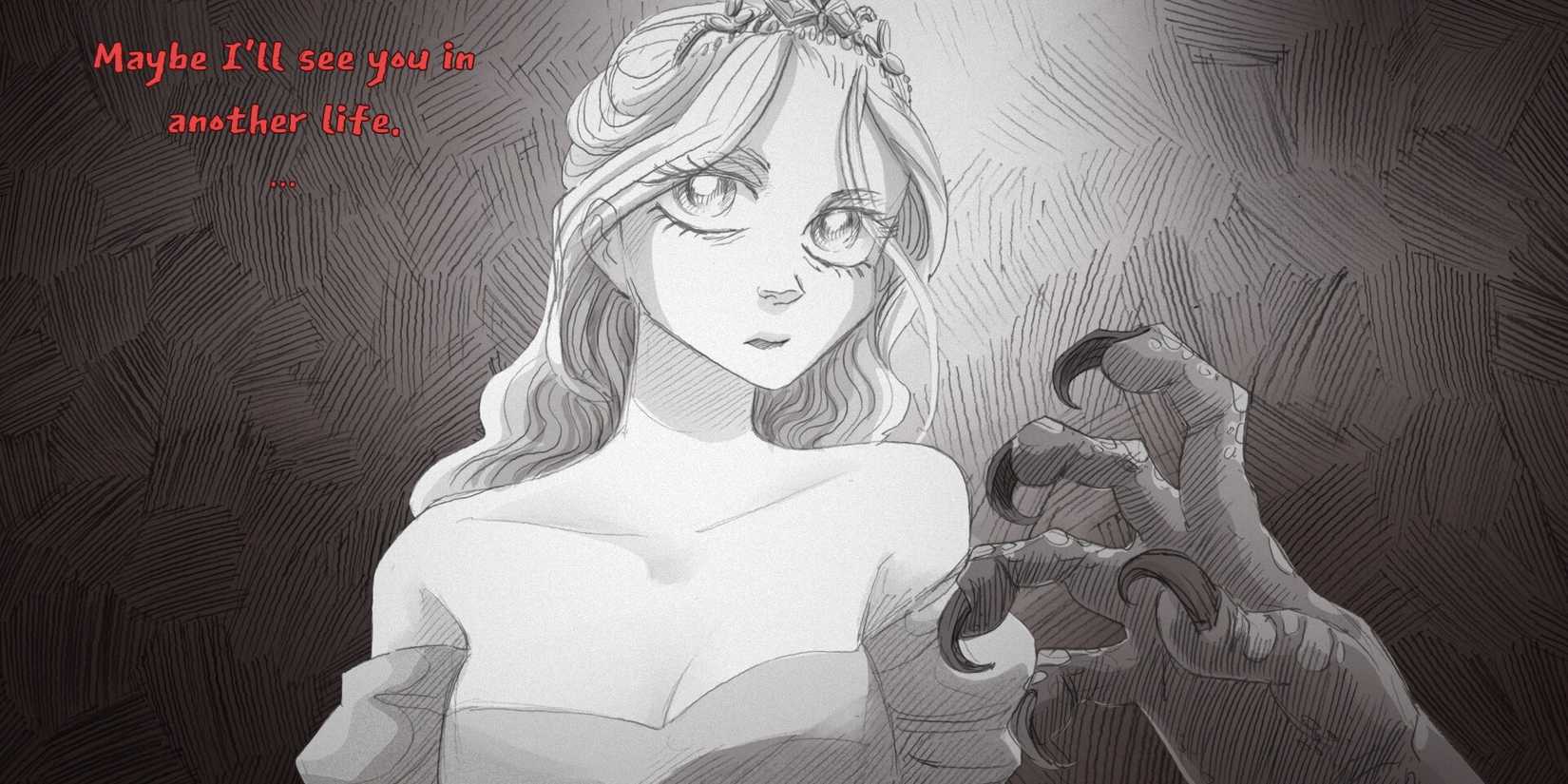 A claw next to the Princess in Slay the Princess