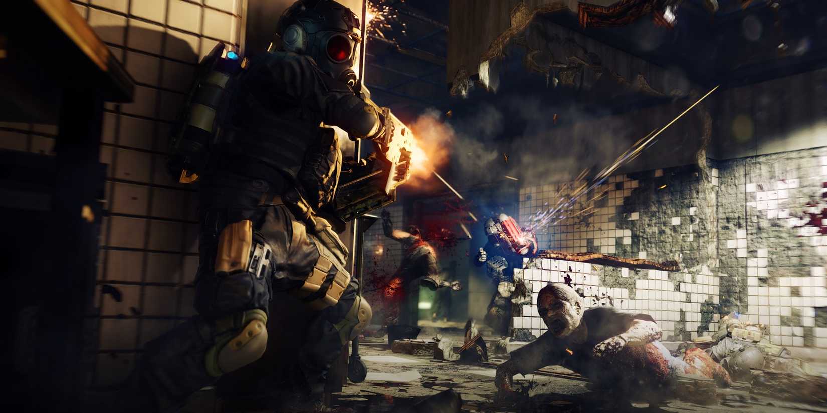 Soldiers fighting in the Umbrella Corps