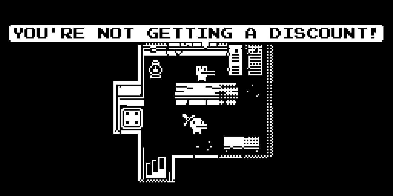 Entering the store in Minit